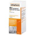 IBU-RATIOPHARM Fiebersaft für Kinder 20 mg/ml